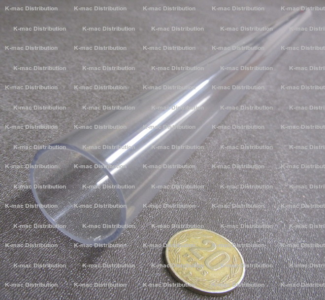 More Length Options Polycarbonate Round Tube 7.00 OD x 6 3/4 ID x 1/8 Wall x 12 6.75 