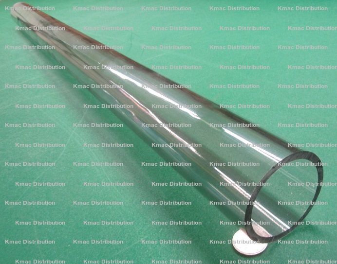 Clear Nominal - 4-3/4" ID x 5" OD x 1/8" Wall 48" Polycarbonate Round Tube 