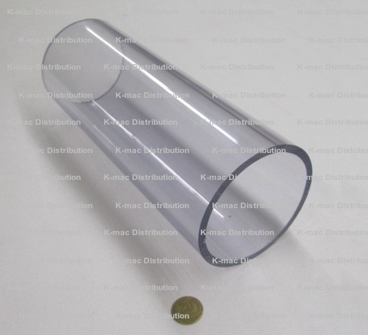 Source One Polycarbonate Lexan Unbreakable Round Clear Tube 1/2 & 1 1/2 Inch Diameter 1/2 Inch Diameter, 24 Inch Long 1 
