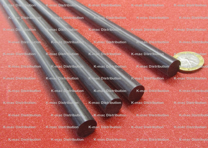 Acetal Plastic Rod 1/4" OD x 12" L Nat  Free Ship Pack Of 10 Pieces Delrin 