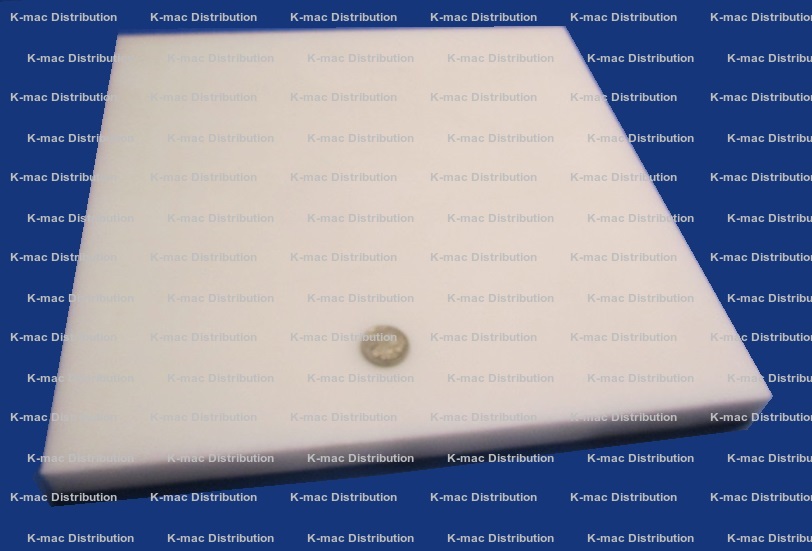 Delrin Acetal Sheet White POM .005" Thick x 12" Width x 12" Length 