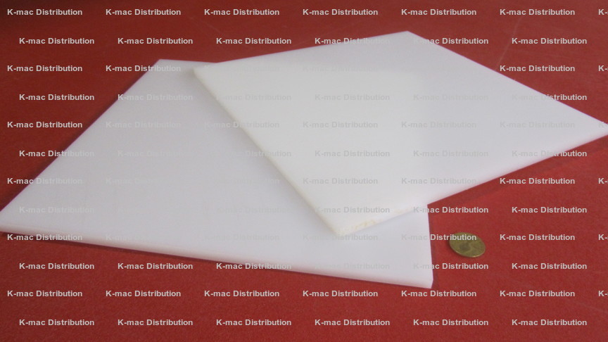 MECCANIXITY UHMW Sheet Ultra High Molecular Weight Polyethylene Sheet Hard Plastic Sheet Board 6.1''x 6.1'' x 0.12'' White 