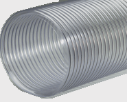 PVC Hose w/Spring Steel Wire Helix