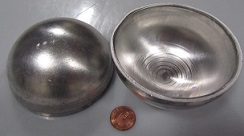 Aluminum Half Spheres